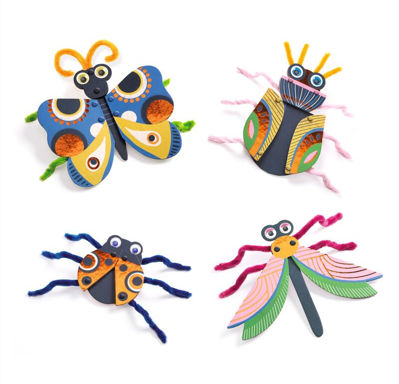 Djeco Yarn Bugs Threading Art & Craft Kits