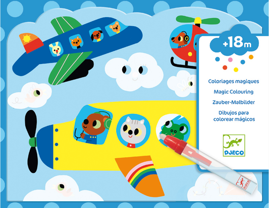 Djeco Hidden In The Sky Water Colouring Art & Craft Kits