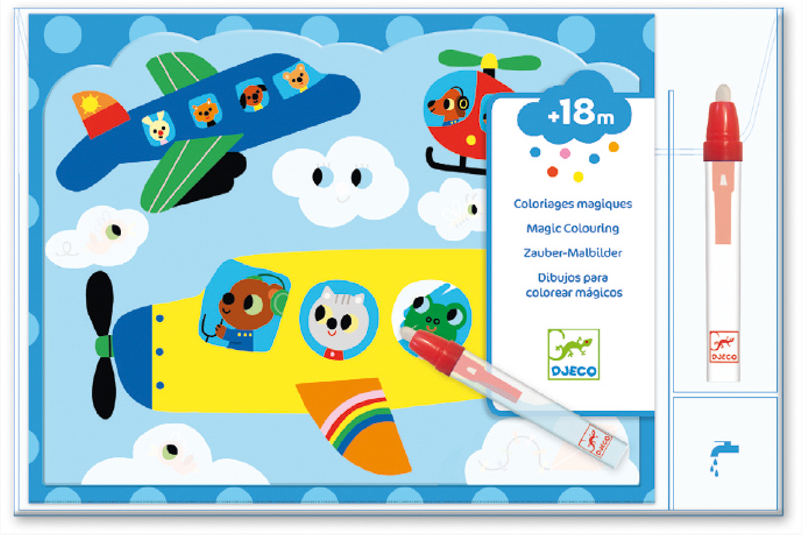 Djeco Hidden In The Sky Water Colouring Art & Craft Kits