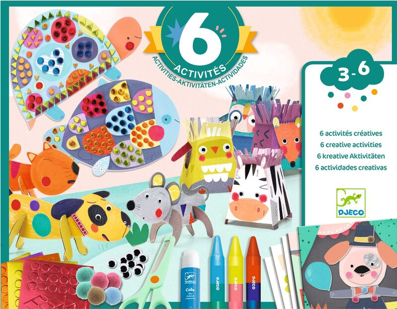 Djeco Animal Houses Multi Craft Kit Art & Craft Kits
