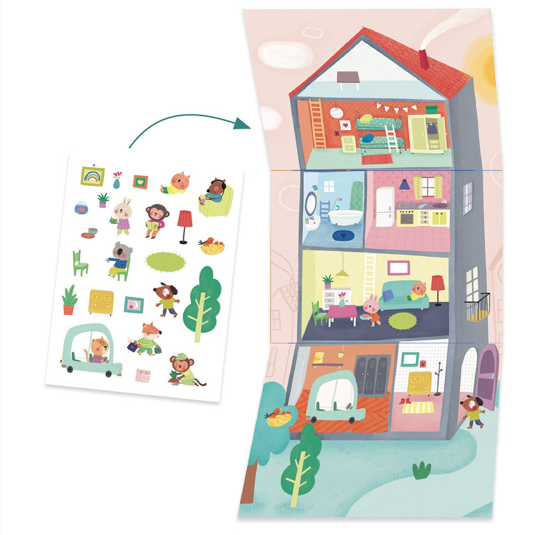 Djeco Animal Houses Multi Craft Kit Art & Craft Kits