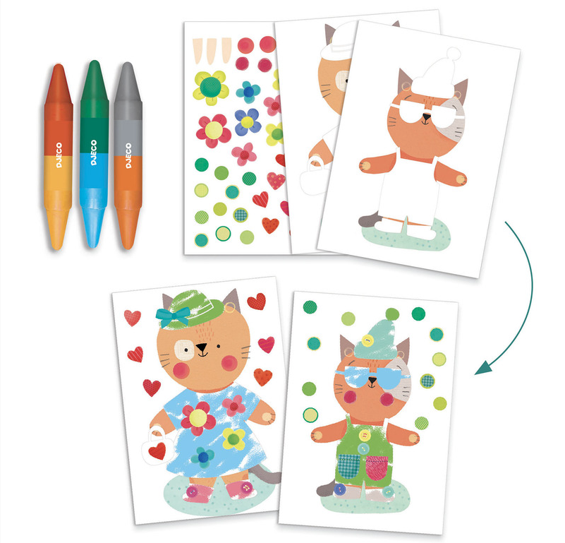 Djeco Animal Houses Multi Craft Kit Art & Craft Kits
