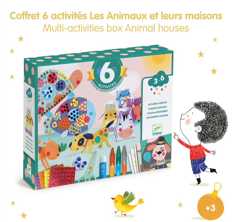 Djeco Animal Houses Multi Craft Kit Art & Craft Kits