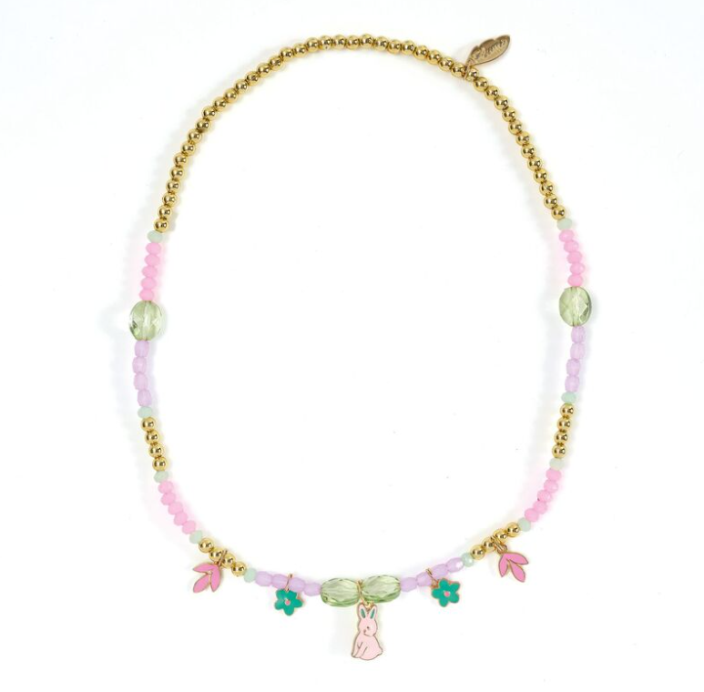Djeco Camelia Beaded Charm Necklace