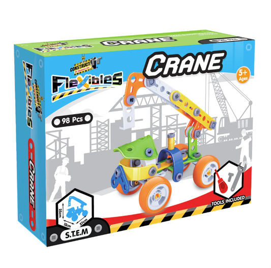 ConstructIt Flexibles Crane 98pc
