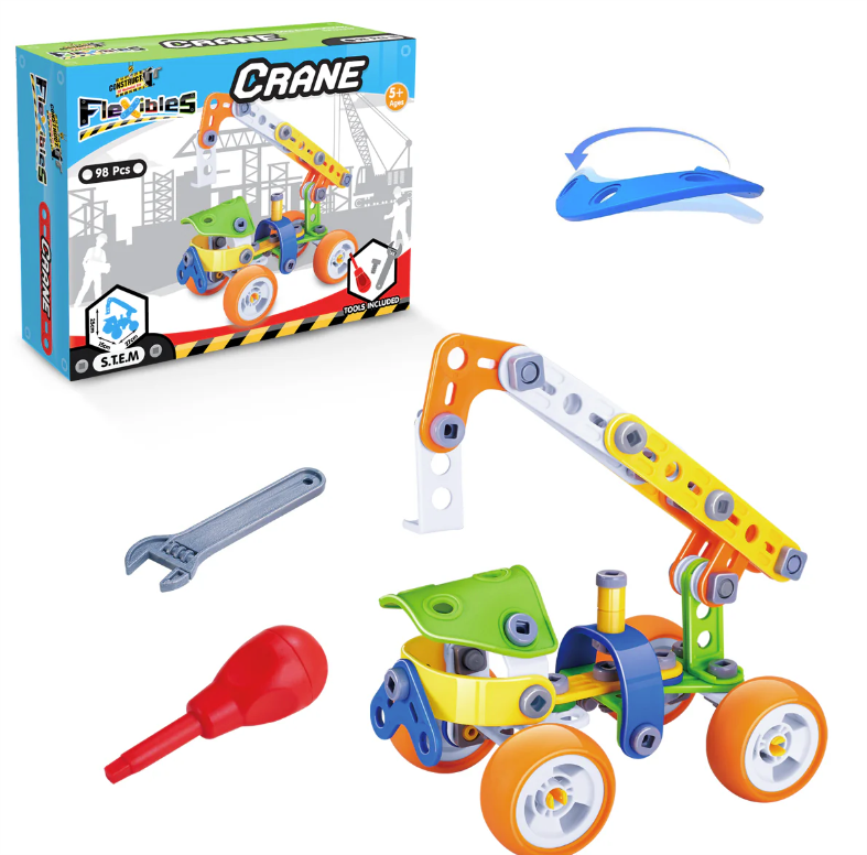 ConstructIt Flexibles Crane 98pc