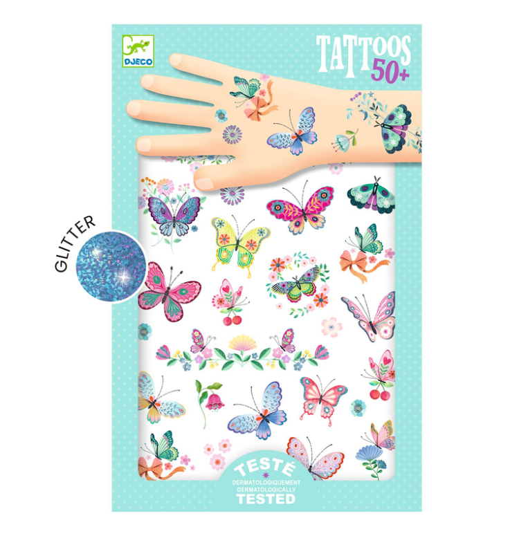 Djeco Dream Butterflies Tattoo 50pc