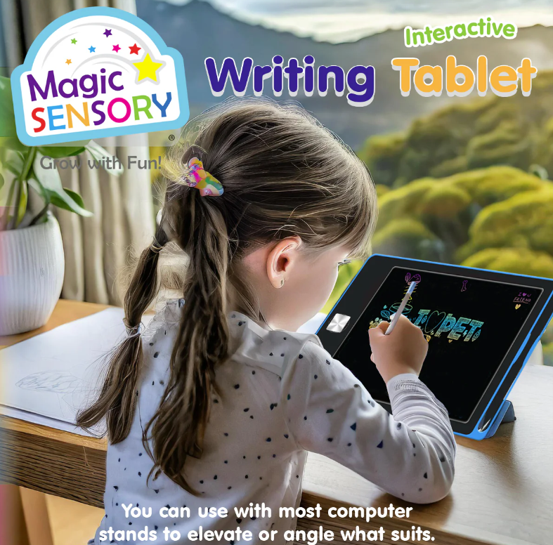 Magic Sensory LCD Writing Tablet Blue Star ( USB Rechargable)