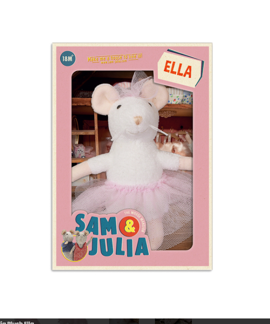 Sam & Julia Plush Ella Mouse