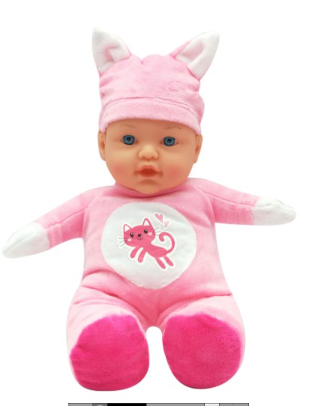 Doll Soft Body 32cm Animal Design