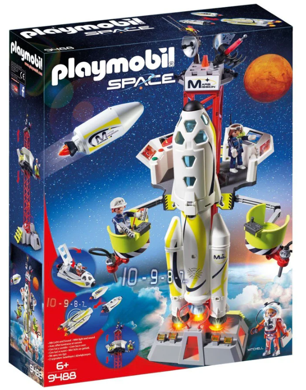 Playmobil Mission Rocket with Launch Site 9488 Playmobil