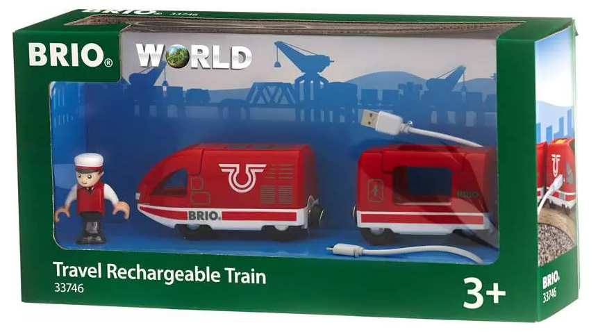 Brio Travel Rechargable Train Toy Trains & Train Sets