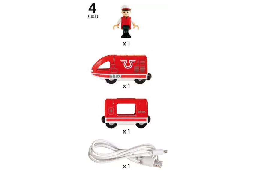 Brio Travel Rechargable Train Toy Trains & Train Sets