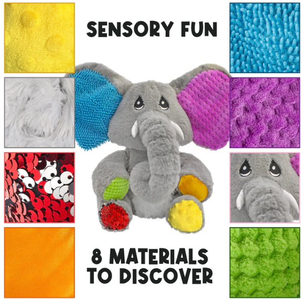 Meavia Sensory Weighted Plush Ellie The Elephant EXTRA LARGE Sensory Needs