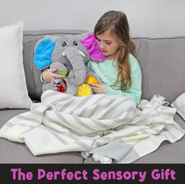 Meavia Sensory Weighted Plush Ellie The Elephant EXTRA LARGE Sensory Needs