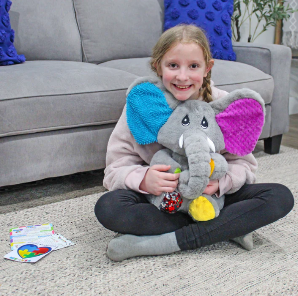 Meavia Sensory Weighted Plush Ellie The Elephant EXTRA LARGE Sensory Needs