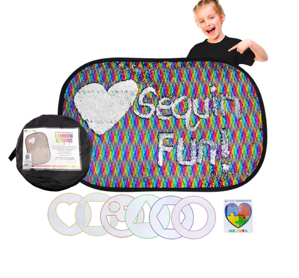 Meavia Reversible Sequins Wall Sensory Mat Sensory Needs