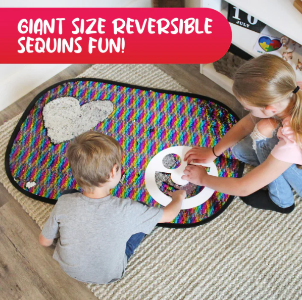 Meavia Reversible Sequins Wall Sensory Mat Sensory Needs