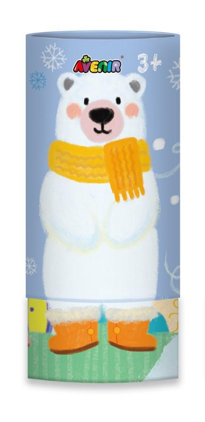 Avenir Silky Crayons 12pc Polar Bear Edition