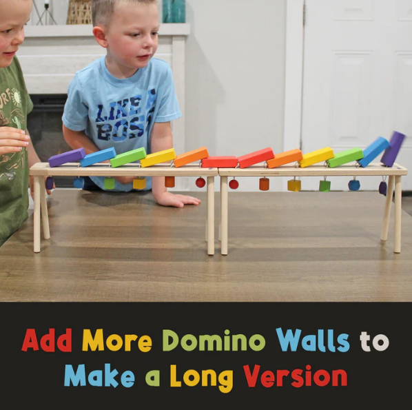 Meavia Wooden Falling Domino Wall / Stand Sensory Needs