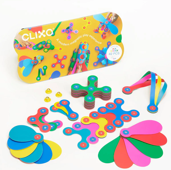Clixo Rainbow Pack 42pc Construction