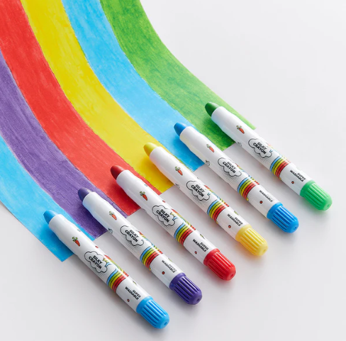 Flower Monaco Silky Crayons 6pc