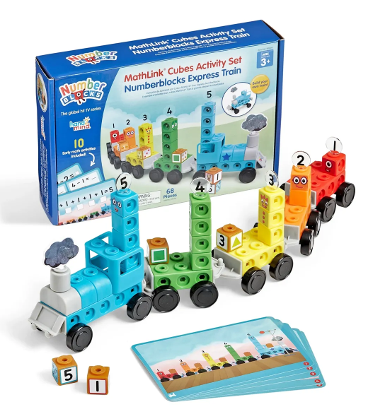 Numberblocks Mathlink Cubes Express Train Activity Set Learning Aid
