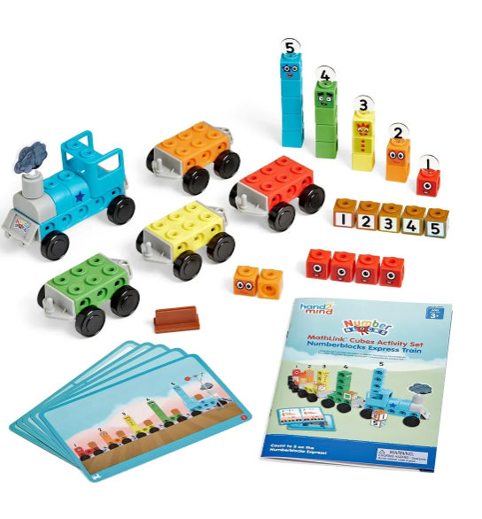 Numberblocks Mathlink Cubes Express Train Activity Set Learning Aid