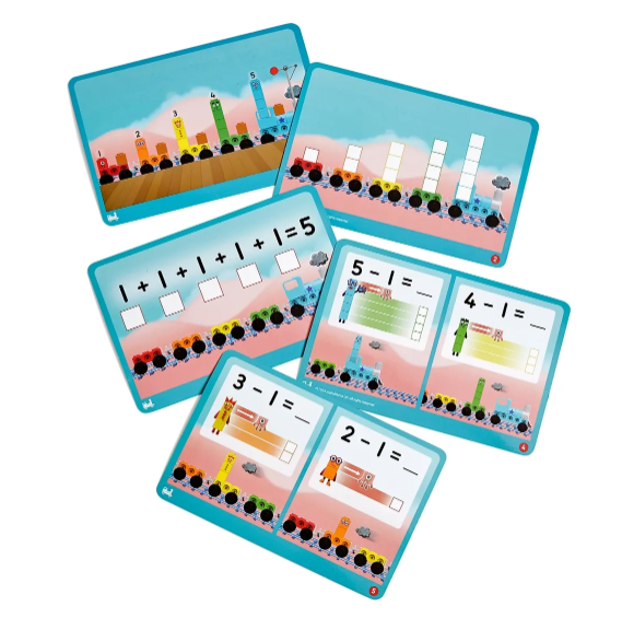 Numberblocks Mathlink Cubes Express Train Activity Set Learning Aid