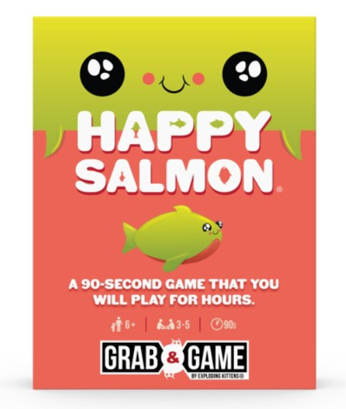 Happy Salmon Grab & Game Travel Set