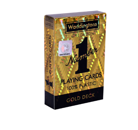 Waddingtons of London No.1 Gold Playing Cards Card Game