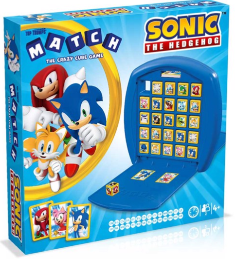 Top Trumps Match Sonic The Hedgehog Edition baord game