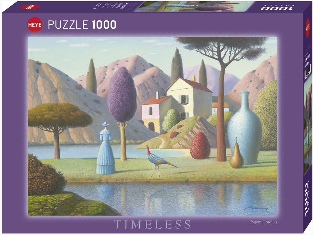 Timeless Lady In Blue 1000pc Heye Puzzle