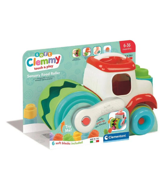 Clementoni Soft Clemmy Sensory Road Roller