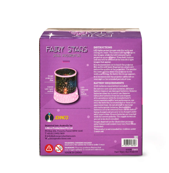 Johnco Fairy Stars Projector
