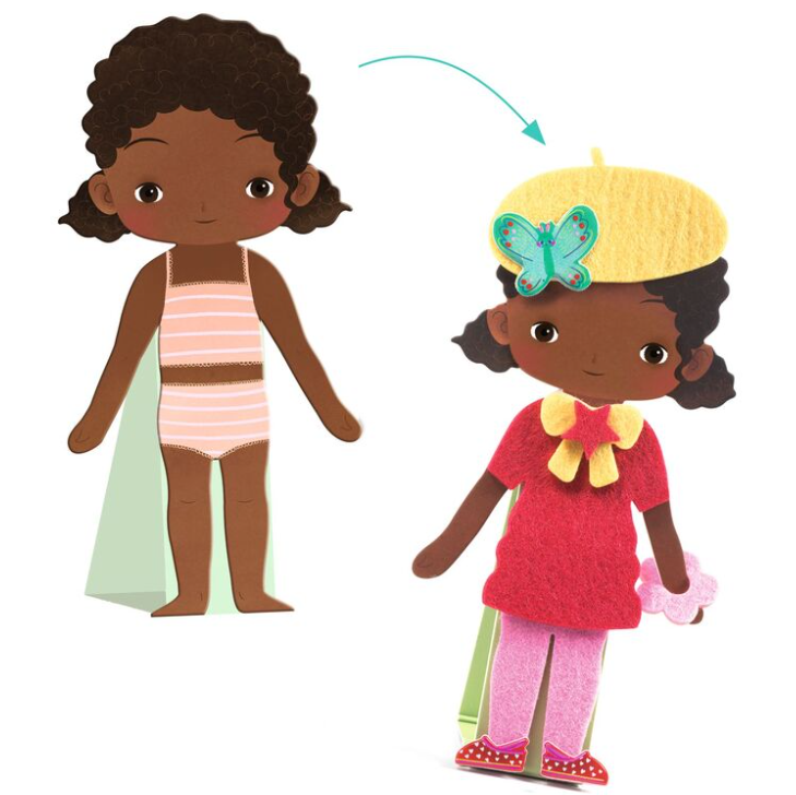 Djeco Soft Dress Up Collage Set