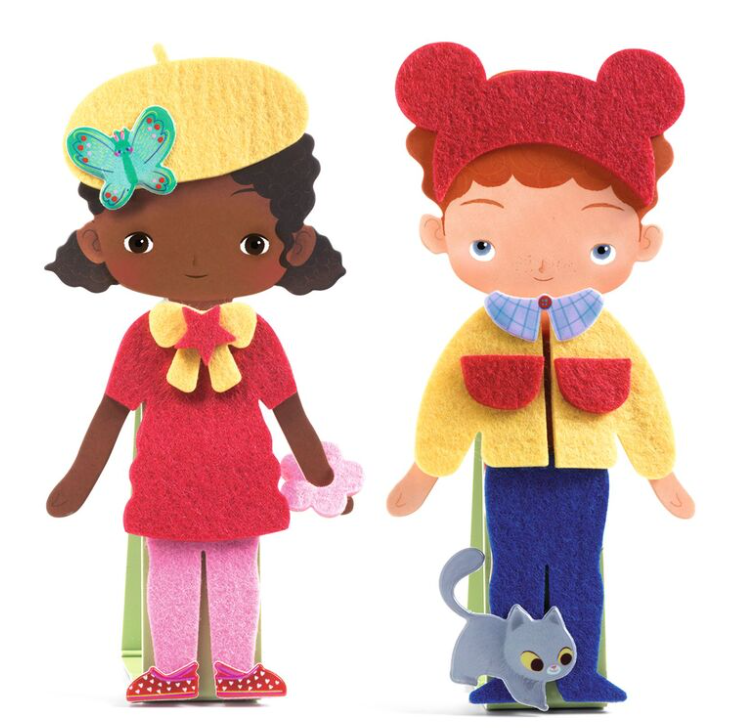 Djeco Soft Dress Up Collage Set