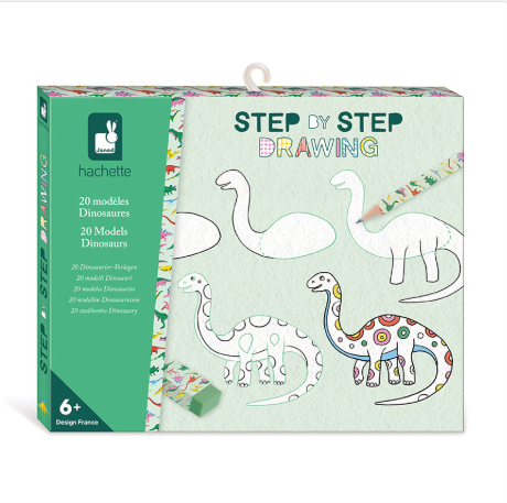 Janod Step by Step Drawing Dinosaurs