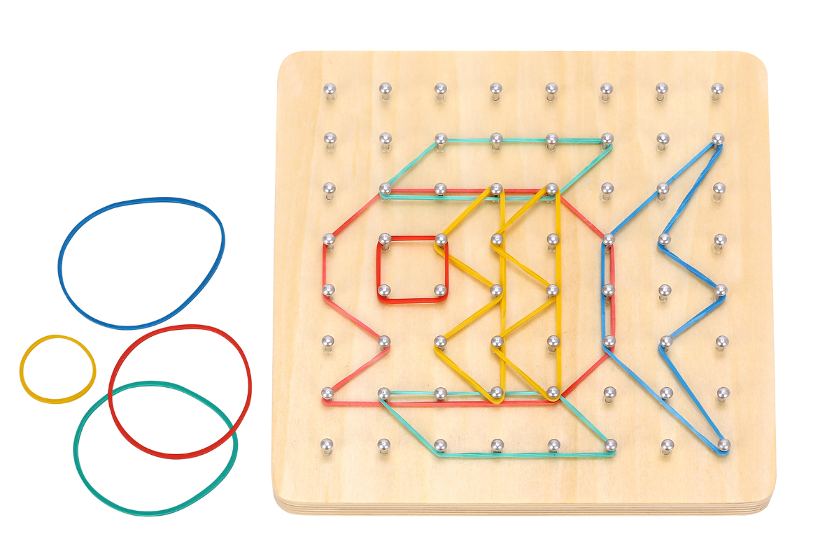 Tooky Toys Creative Rubber Band Geoboard Art & Craft