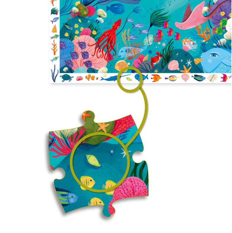 Djeco Aquatic 54pc Observation Puzzle