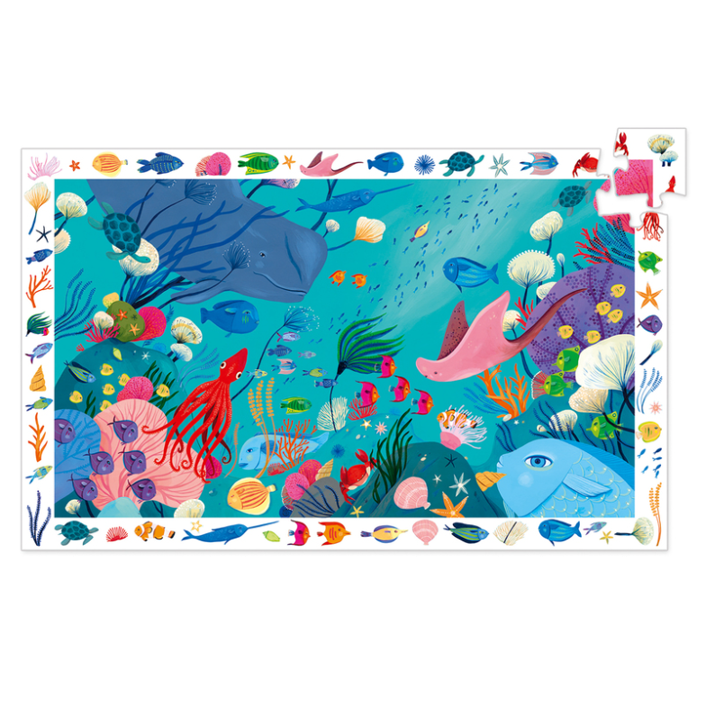 Djeco Aquatic 54pc Observation Puzzle