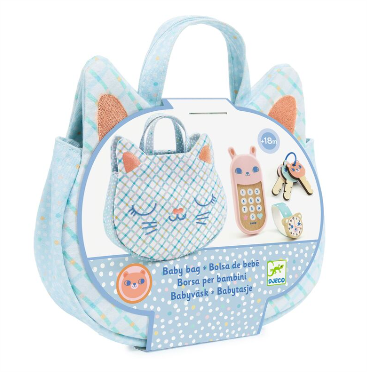Djeco Baby Cat Handbag Playset