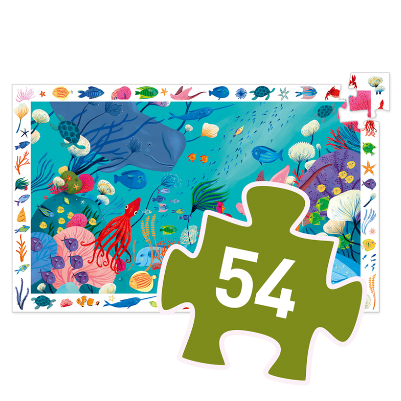 Djeco Aquatic 54pc Observation Puzzle