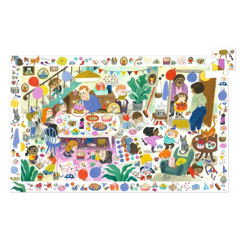 Djeco Birthday Party 54pc Observation Puzzle