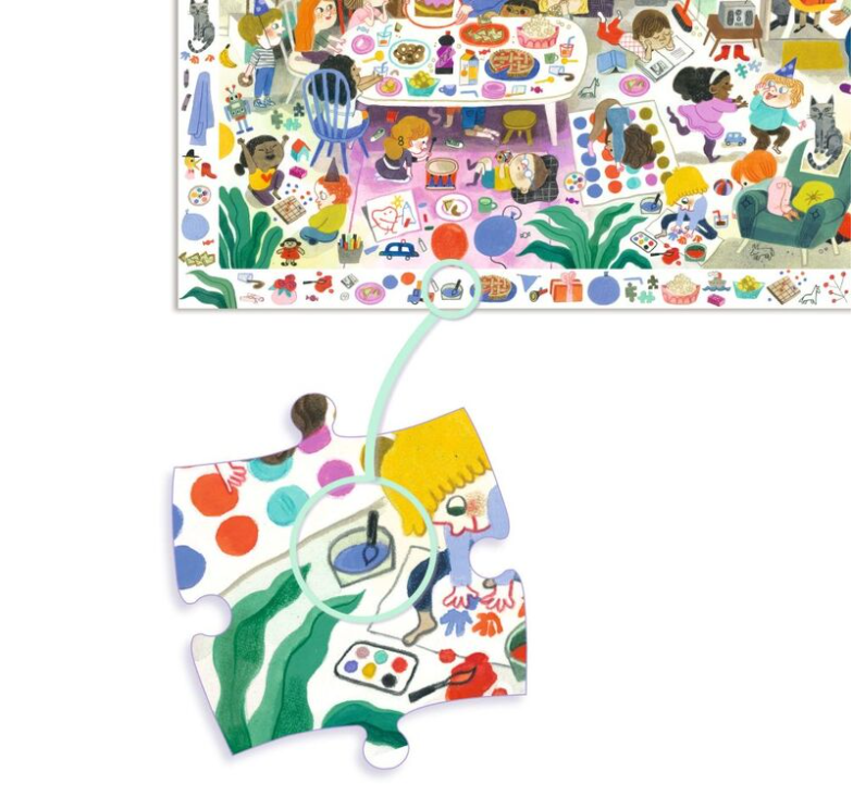 Djeco Birthday Party 54pc Observation Puzzle