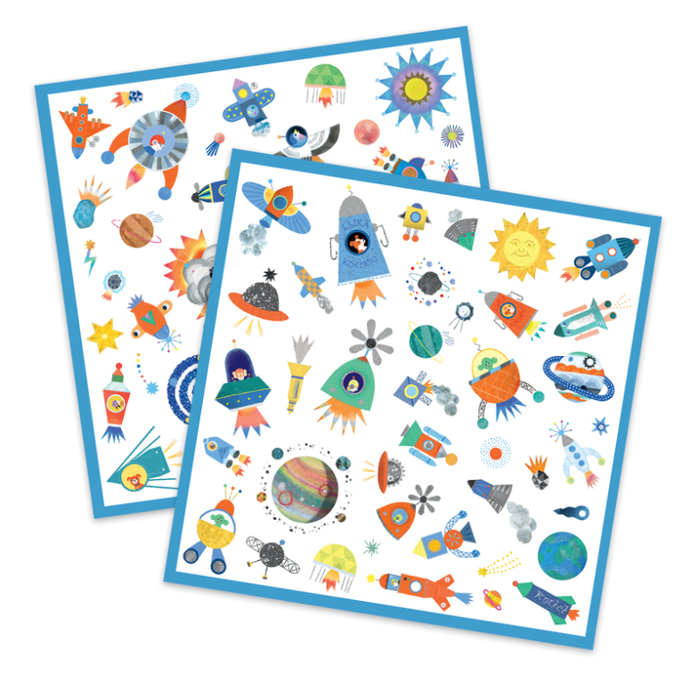 Djeco Stickers Interstellar 160pc