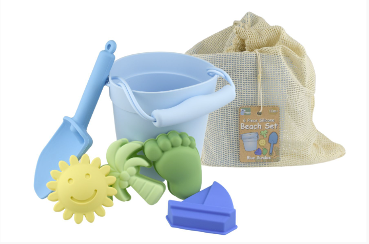 Koala Dreams 6pc Silicone Beach Set Blue Sundae Beach & Sand Toys