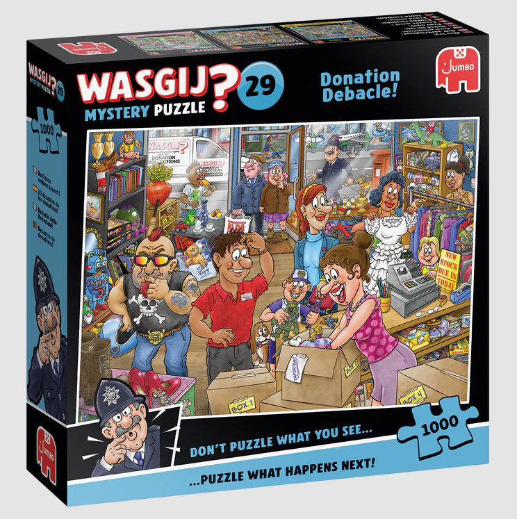 Wasgij Mystery Puzzle #29 Donation Debacle  1000pc