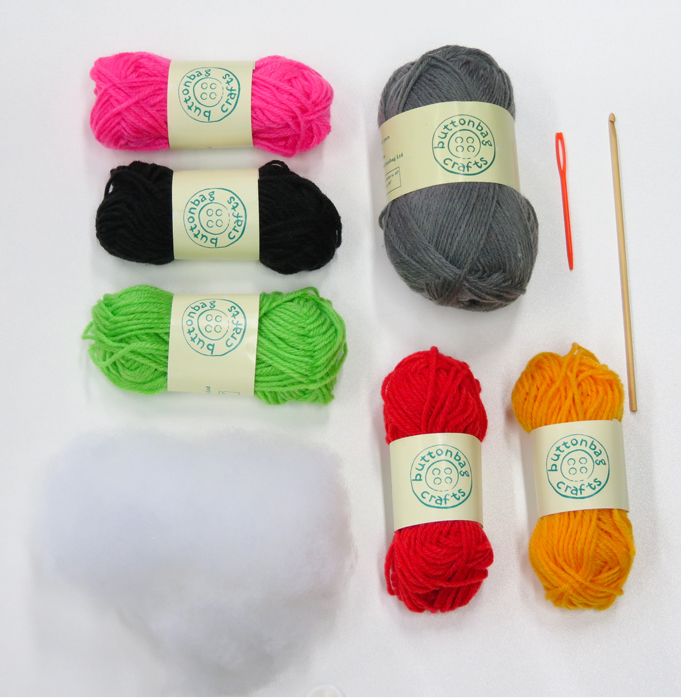 Buttonbag Crochet Sausage Dog Art & Craft