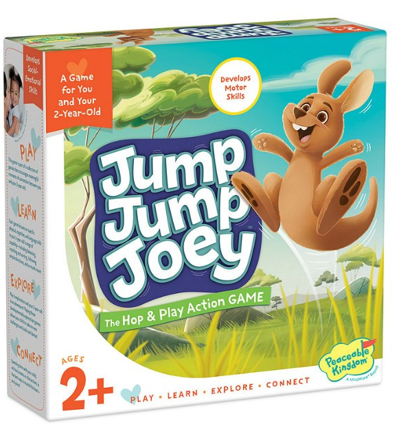 Peaceable Kingdom Jump Jump Joey Board Game